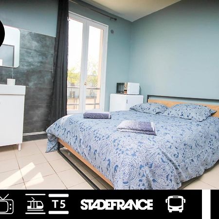 08 - Chambre Proche Paris Et Transports Avec Tv Wifi Saint-Denis  Exterior photo